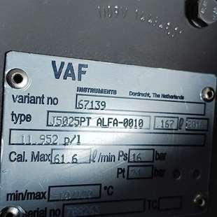 ALFA J5025PT 0010 粘度计 议价 荷兰原装 VAF