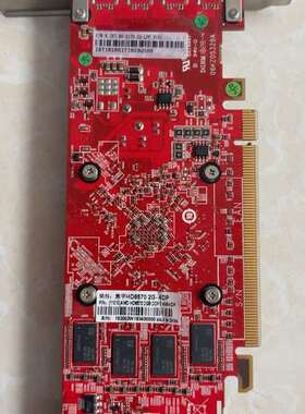议价-旌宇HD6570多屏一卡四屏显卡， 4个DP接口