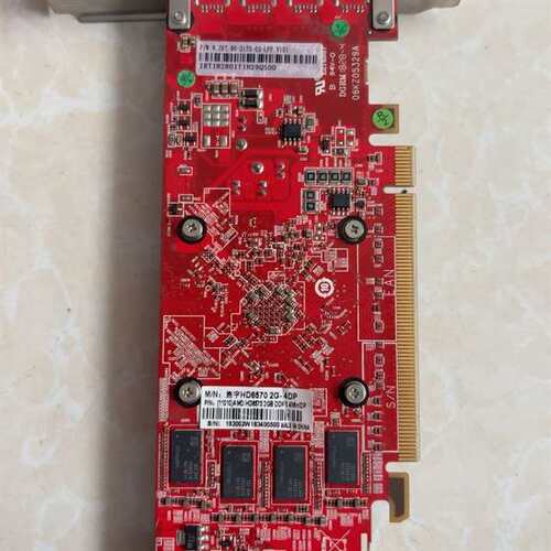 议价-旌宇HD6570多屏一卡四屏显卡， 4个DP接口