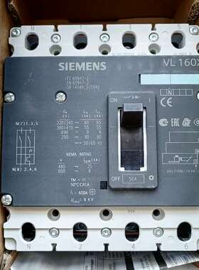 全新/二手，议价-3VL1705-1EH43-0AA0西门子50A断路器VL1