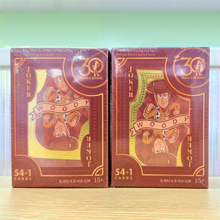 MINISO名创优品迪士尼玩具总动员30th复刻时光系列纪念版扑克牌