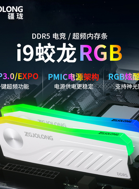 疆珑i9蛟龙DDR5内存条16GBx2台式c26电脑6000灯条32GB海力士A颗粒
