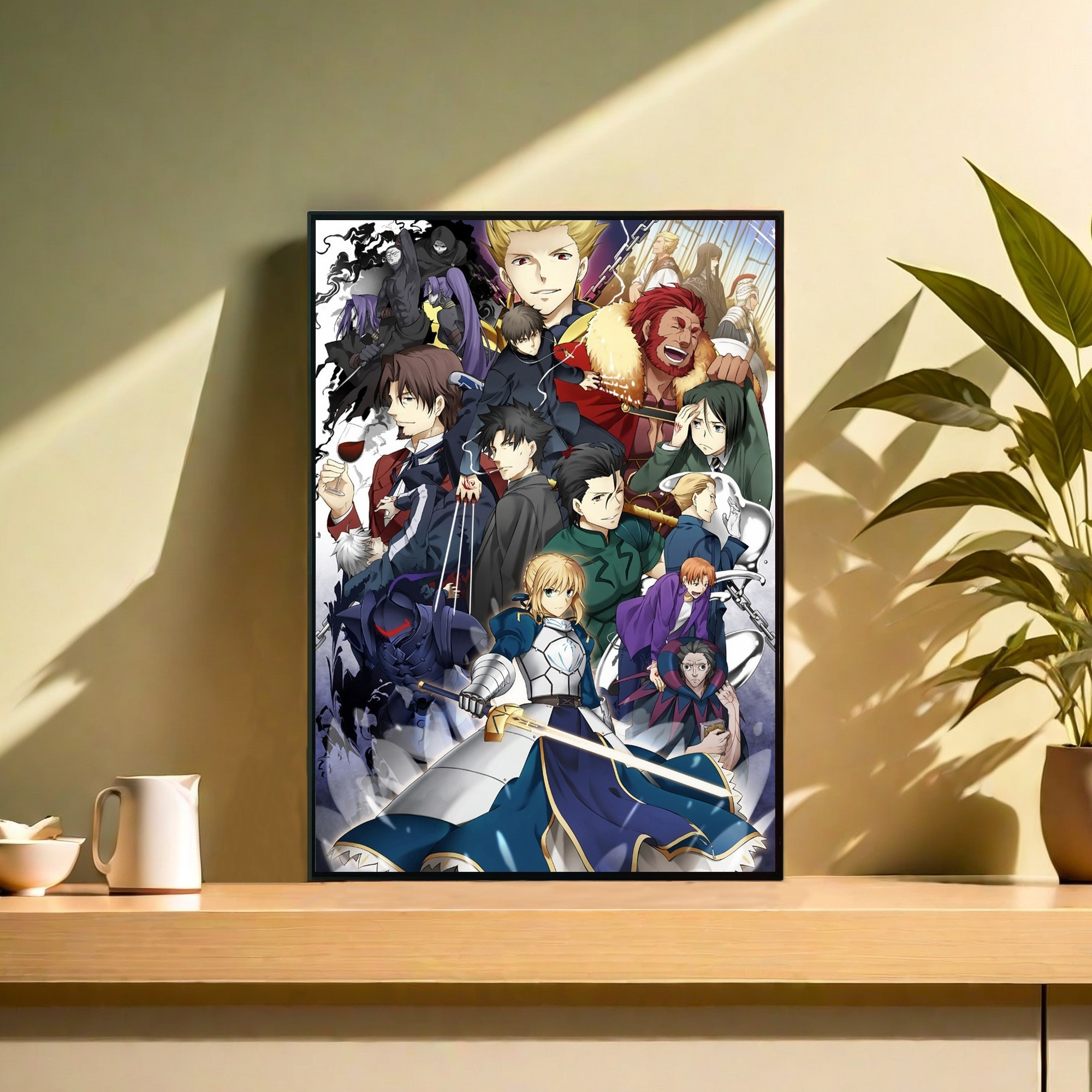 Fate系列装饰画动漫stay night Zero铝合金相框房间卧室挂墙画框