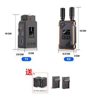 VRRIIS伟龙适用DJI大疆pocket3/4无线图传WL087PRO二代传输设备