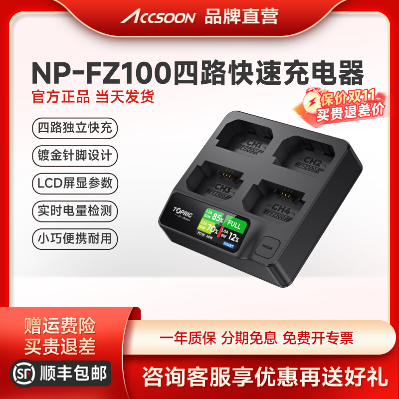 TOPRIGNP-FZ100四路快速充电器