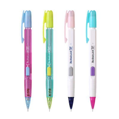 派通不易断芯活动铅笔白撞粉