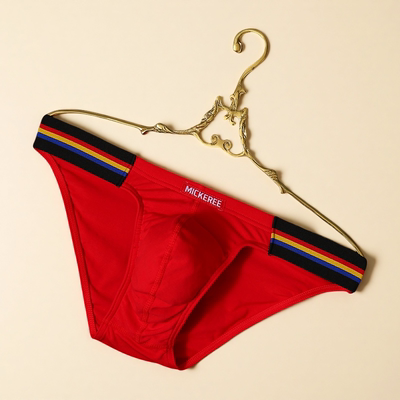 25新款性感纯棉男士三角内裤运动透气裤衩高档面料运动低腰短裤头