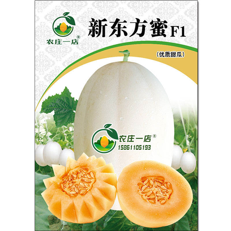 新东方蜜一号甜瓜香哈密瓜种子大家庭园艺种子