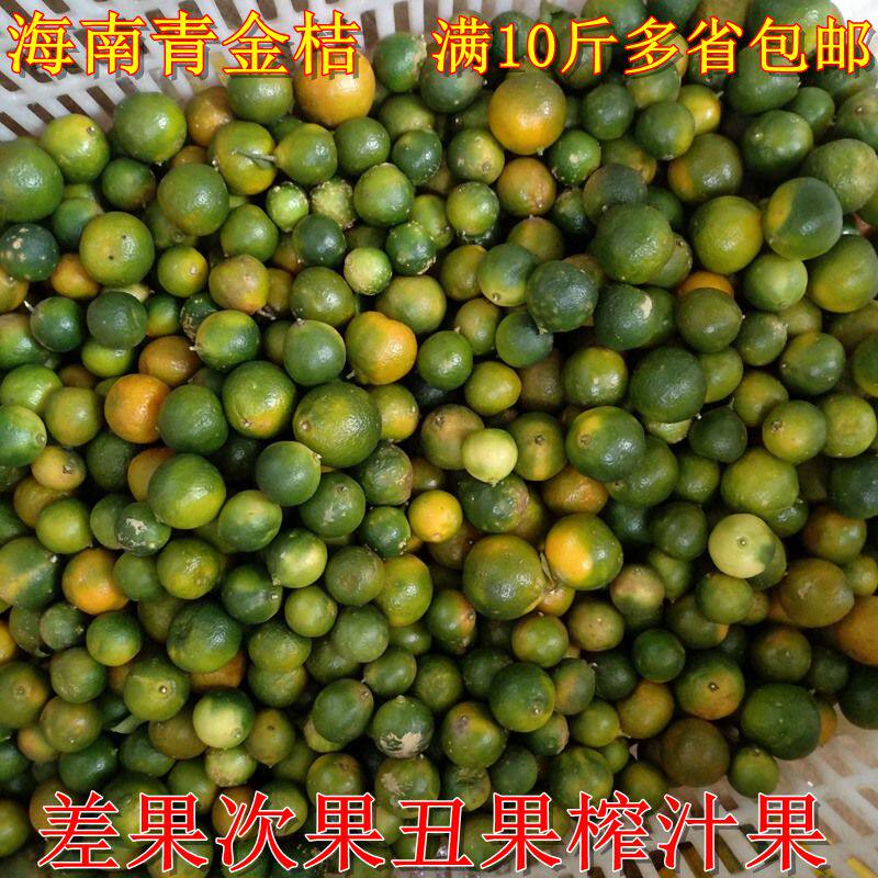 新鲜海南青橘二级10斤包邮青金桔