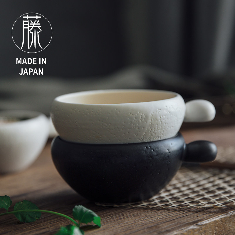 日本原装进口 陶瓷粗陶嘟嘟碗甜品小饭碗米饭碗汤碗 可微波炉烤箱