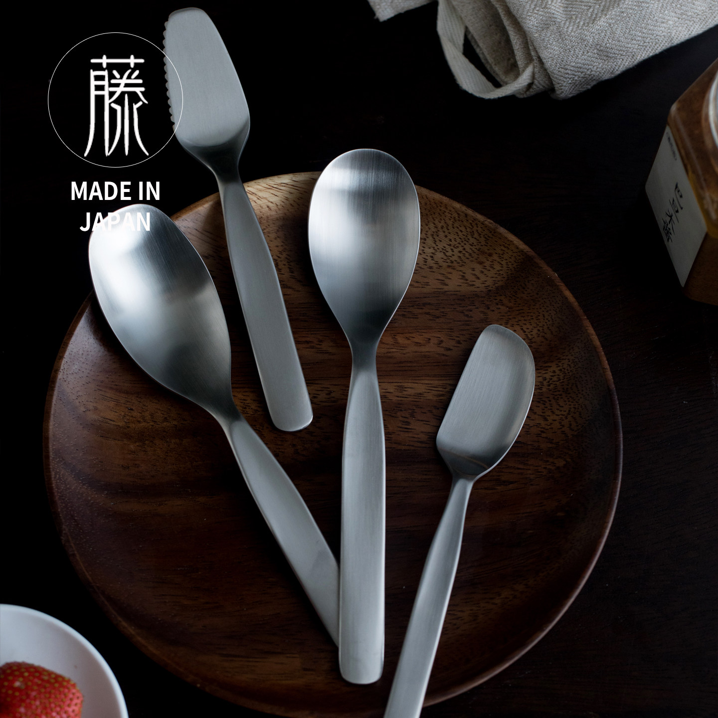 Good Design大奖。日本制吉田守孝不锈钢餐勺黄油刀抹刀饭勺餐具,餐饮具,西餐勺,淘宝优惠券,粉丝福利购,淘宝优惠卷