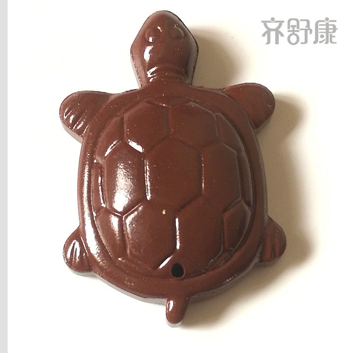 [白菜价]托玛琳锗石电气石长寿龟 进口福龟  护心宝 吊坠