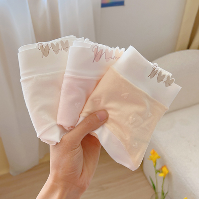 裸感舒适~内裤女棉质抗菌裆中腰无痕纯欲轻薄透气少女士三角裤头