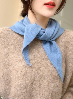 三角巾围巾围脖男女秋冬