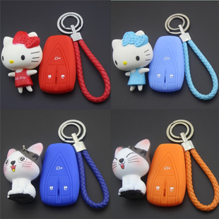 适用20-24款长安cs75plus硅胶钥匙套cs55plus包cs35plus欧尚x7女