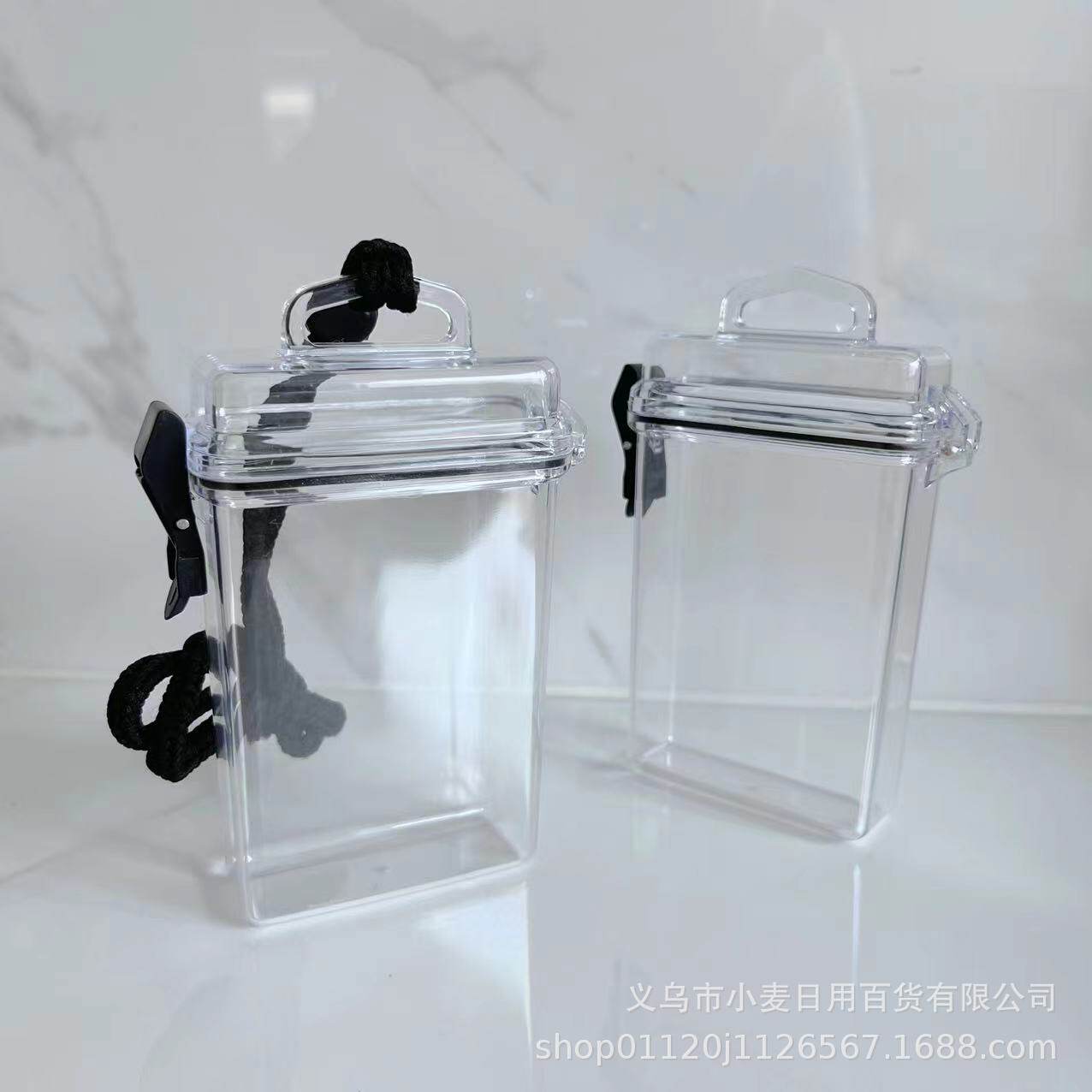 好玩的ins挂脖透明烟盒