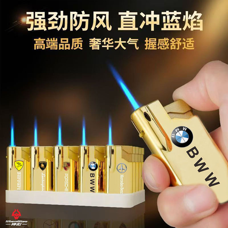 好玩的新款潮流金色车标