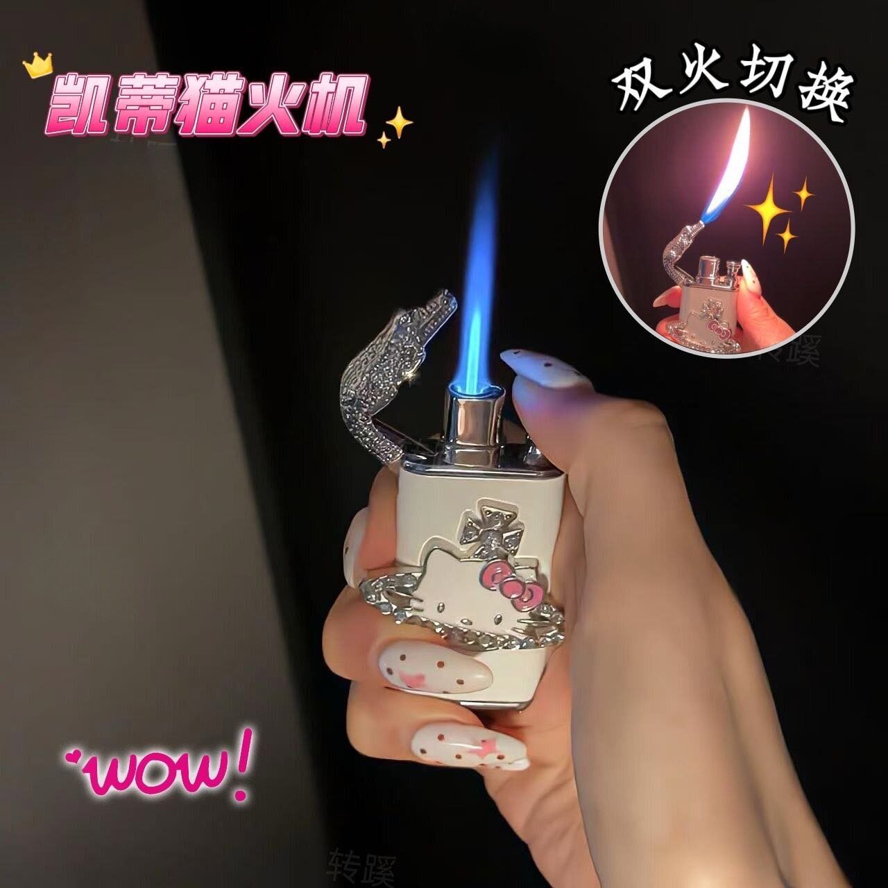 好玩的网红同款鳄鱼头充