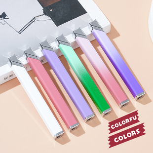 ZB066纤细长条筷子机香烟机女士长条明火打火机金属彩色渐变
