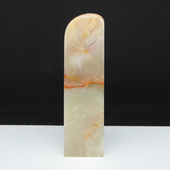 天然印石产地巴林石章料艾叶绿冻石印章篆刻石料