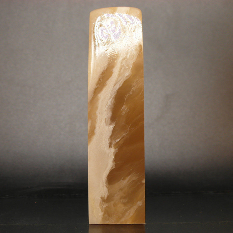 天然印石章料产地优质巴林石结晶云水冻石印章篆刻石料22*22*88mm