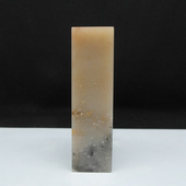 天然印石产地巴林石凝墨冻石印章篆刻石料20 72mm