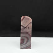 天然印石产地巴林石紫云玛瑙纹冻石印章篆刻石料20 61mm