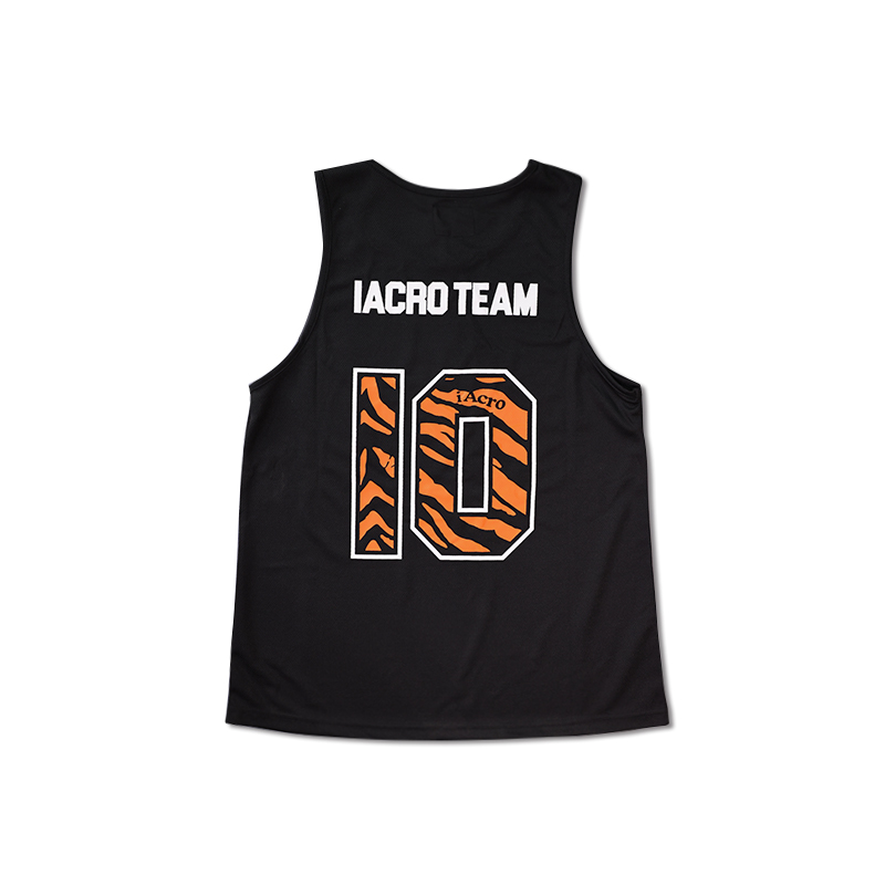 iAcro SS/21 虎纹印花运动背心 嘻哈潮流 篮球速干透气背心