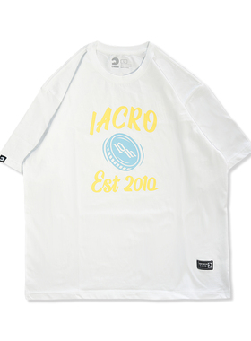 iAcro官方 SS/20白色十年限定金币款 改装车男女通用潮流T恤