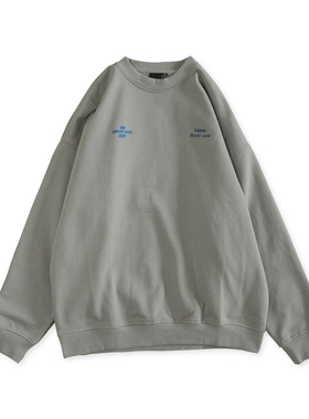 iAcro春季薄款毛圈改装车文化卫衣街头潮流印花圆领套头