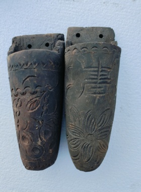 陶筷子筒工艺品复古怀旧红军纪念老物件长征摆件民俗装饰