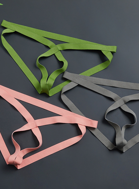 GTOPX MAN新款男士个性T裤镂空性感橡筋透明双丁字内裤 一件代发