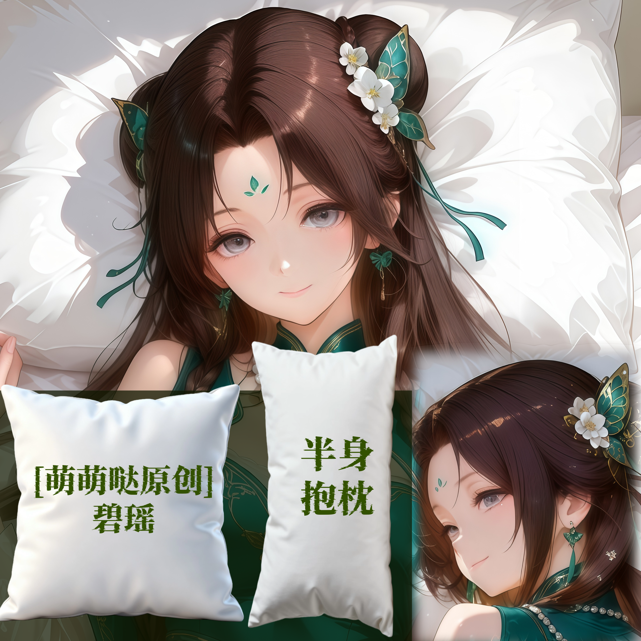 [萌萌哒原创] 诛仙碧瑶半身抱枕靠枕小枕头芯套定制二次元游戏