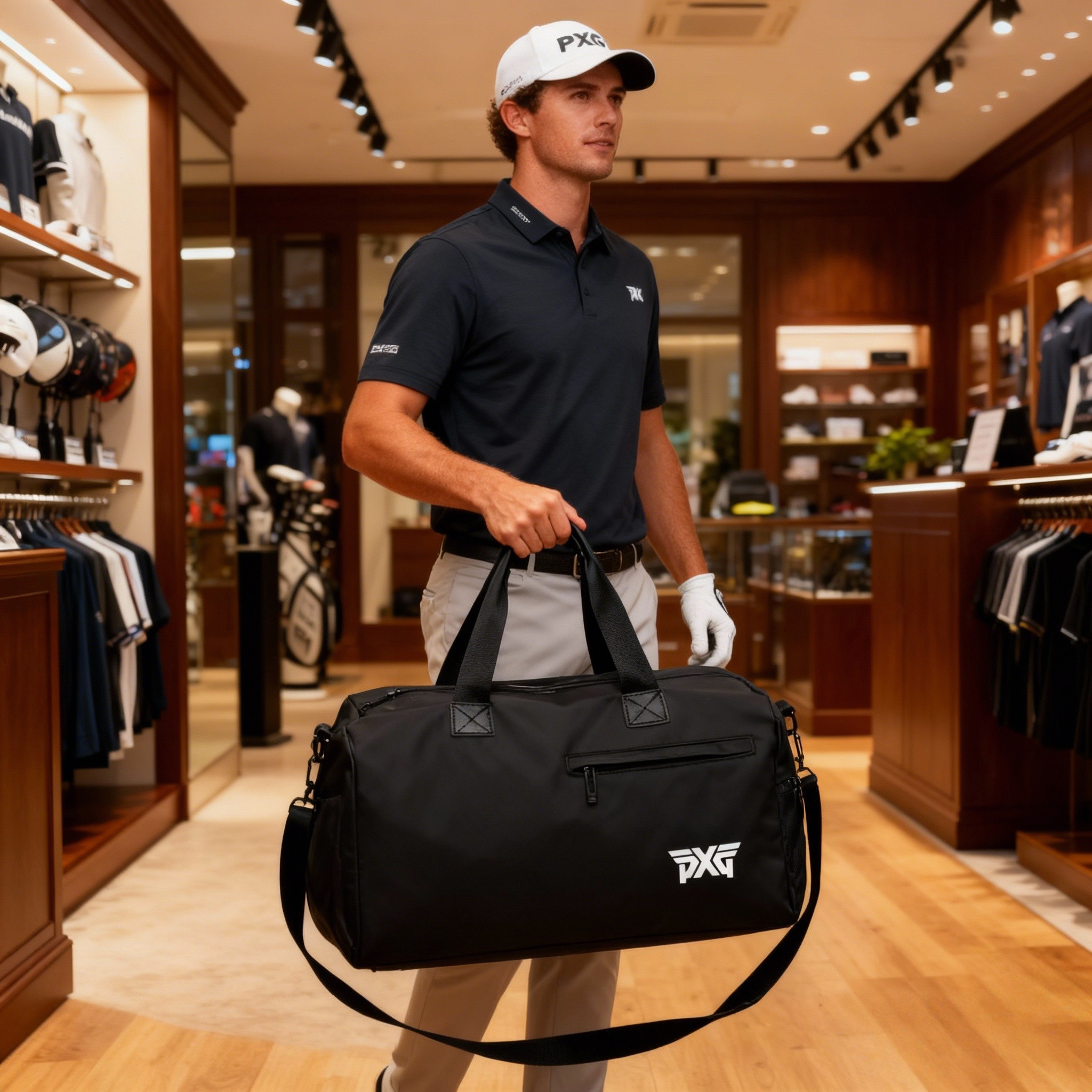 新款高尔夫衣物包大容量干湿分离男女款瑜伽健身包高尔夫衣物包