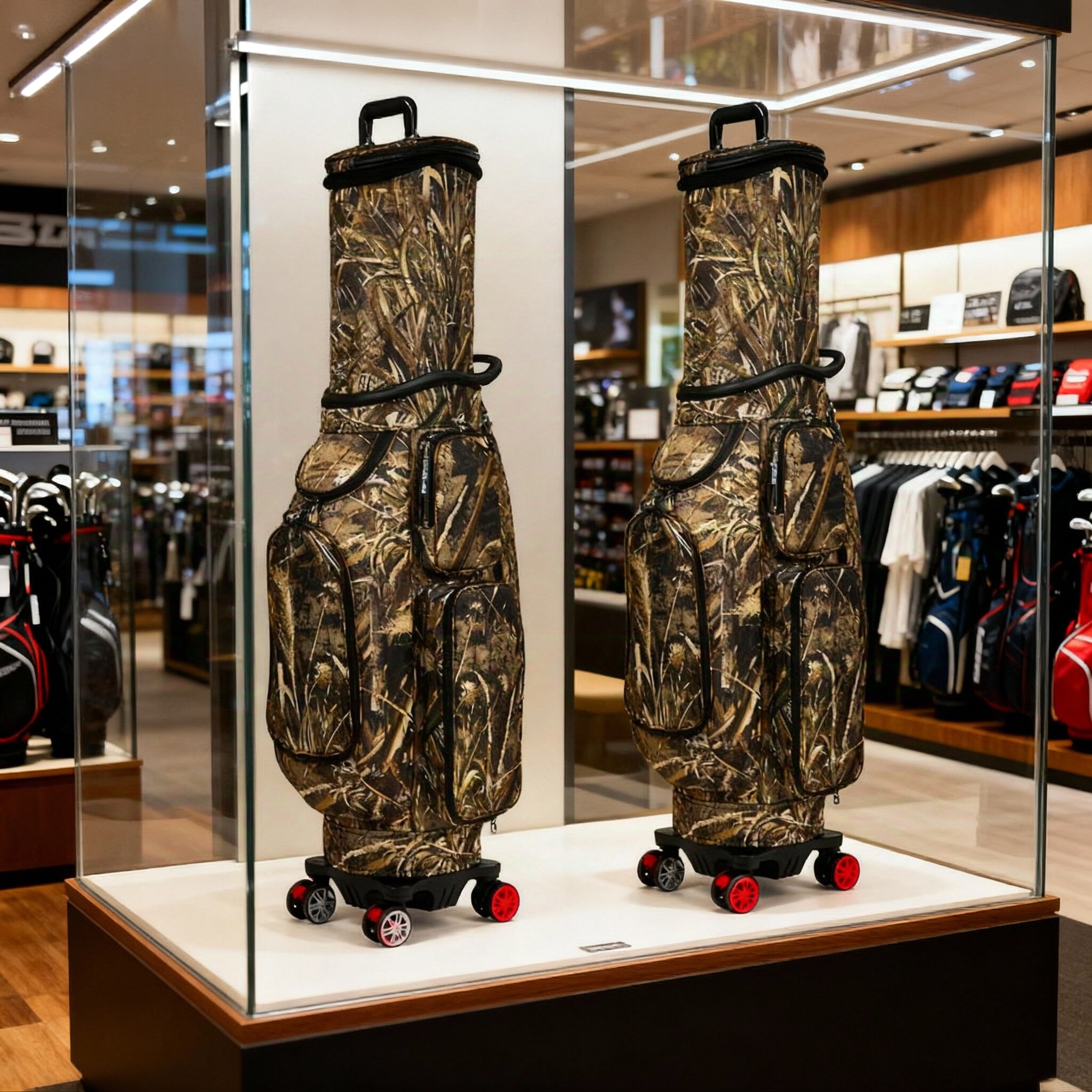 万向四轮可伸缩高尔夫航空包多功能单肩尼龙高尔夫球包防水耐磨