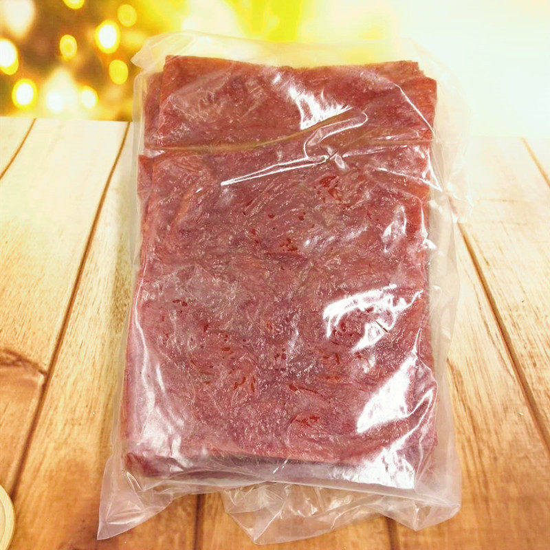 靖江猪肉脯大片17x25厘米手撕原味蜜汁香辣口味可选5斤装大包