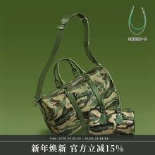 s45新款迷彩鳄鱼纹彩钻镶嵌托特挎包复古美式高街嘻哈手提旅行包