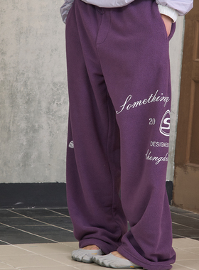 s45摇粒绒抓绒抽绳休闲生活卫裤双色