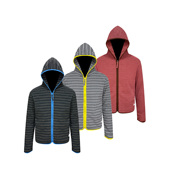 s45三色德绒绒感拉链条纹连帽修身 上衣男女同款 亲肤长袖 卫衣春季