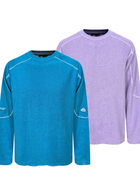 s45毛巾底毛圈质感速干运动休闲通勤长袖