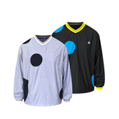 s45波点撞色速干套头长袖 运动骑行休闲