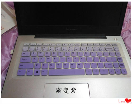 联想扬天B40-45-EON键盘保护贴膜14英寸电脑笔记本非夜光防尘套罩垫非夜光发护按键凹凸透明硅胶彩色可爱卡通