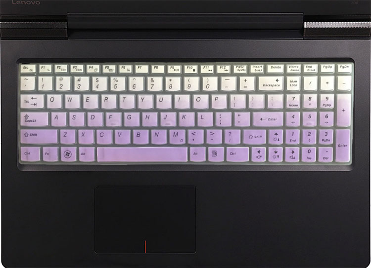 联想G50-70MA-CTW(金属白键盘保护贴膜15.6英寸电脑笔记本全覆盖防尘套罩垫防水防灰护按键凹凸透明硅胶彩色