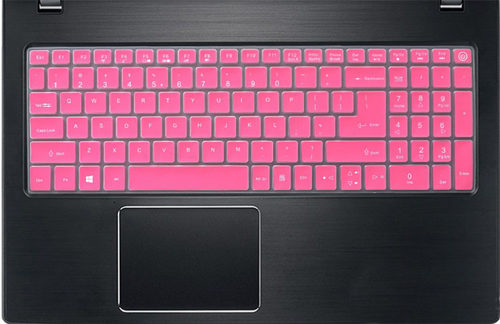 Acer V5-591G-55UY键盘保护贴膜15.6英寸电脑笔记本全覆盖防尘套罩非夜光发按键膜凹凸透明硅胶彩色可爱卡通