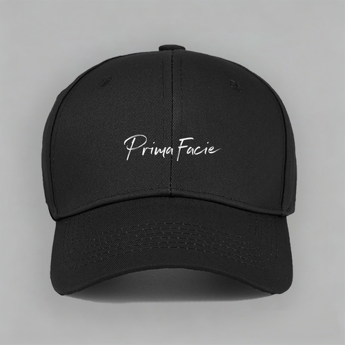 Prima Facie 初步举证女性电影女权主义字母朱迪科默棒球鸭舌帽子