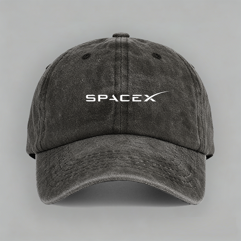 SpaceX星舰starship发射马斯克创意定制纯棉棒球帽子鸭舌防晒休闲
