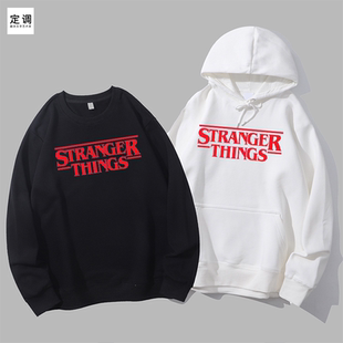 Stranger Things 怪奇物语周边美剧圆领卫衣帽衫diy