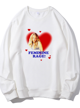 Hayley Williams海莉威廉姆斯feminine rage女权圆领卫衣帽衫diy