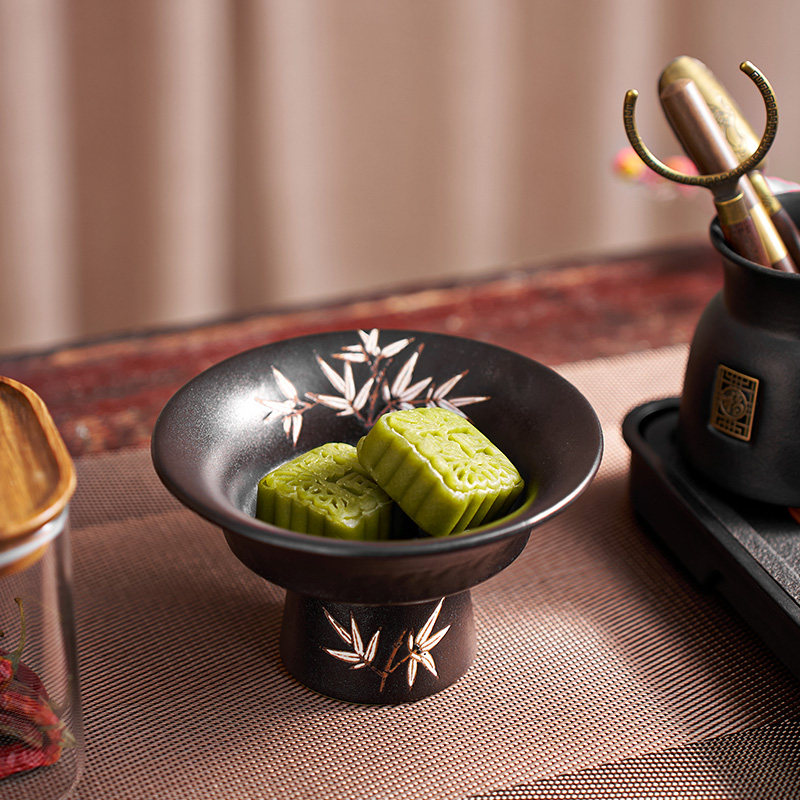 粗陶复古高足碗点心碗创意高脚水果碗客厅茶点碗异形水果点心碗,餐饮具,碗,淘宝优惠券,粉丝福利购,淘宝优惠卷