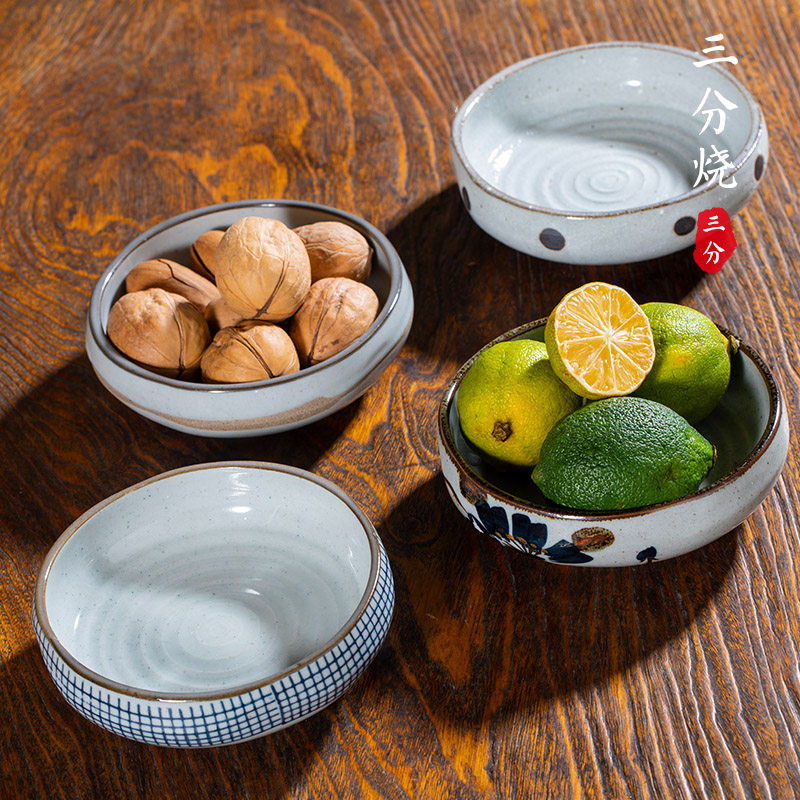 三分烧陶瓷火锅蘸料碗前菜碗家用创意冷菜碗饭店配菜碟小碗泡菜碗,餐饮具,碗,淘宝优惠券,粉丝福利购,淘宝优惠卷